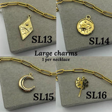 Load image into Gallery viewer, Build your own eclipse necklace - Gold 5 charms