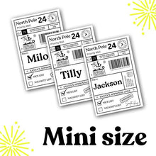 Load image into Gallery viewer, North Pole MINI labels - Pack of 20 Labels