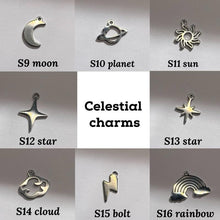 Load image into Gallery viewer, Build your own eclipse necklace - Silver