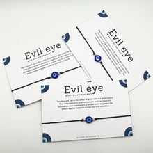 Load image into Gallery viewer, Evil eye bracelet