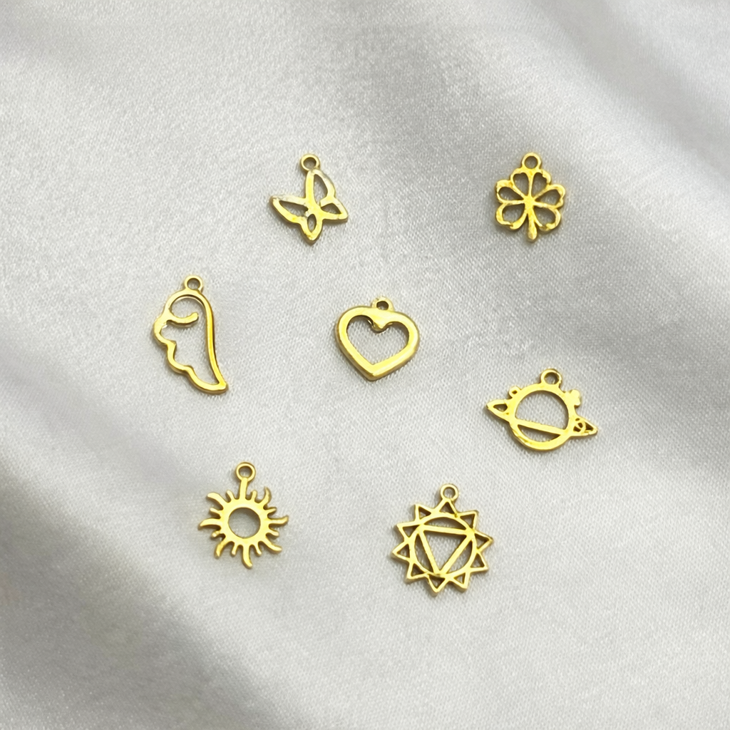 Gold small charms