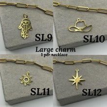 Load image into Gallery viewer, Extra gold large charm
