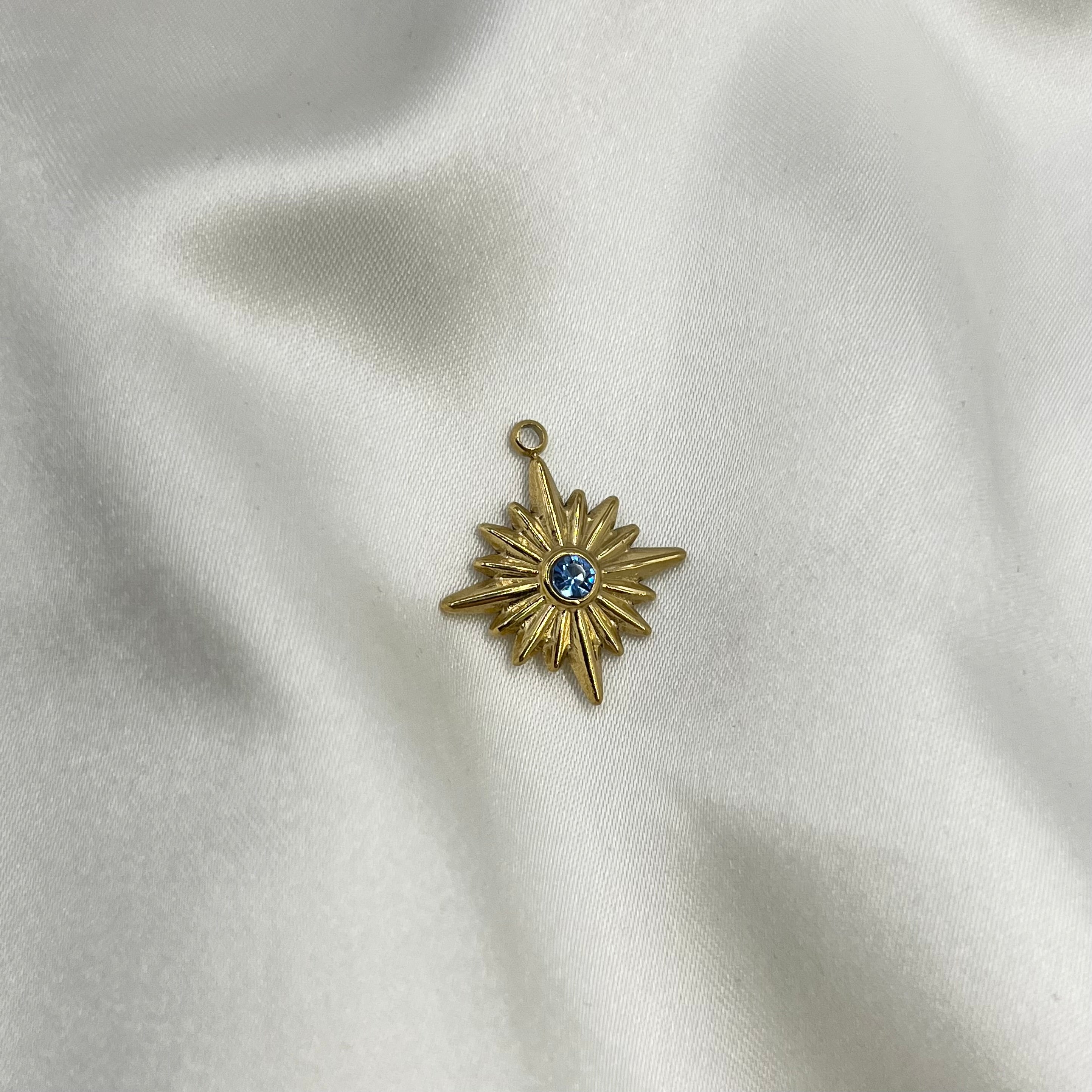 Blue star charm