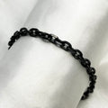 Rolo chain black bracelet