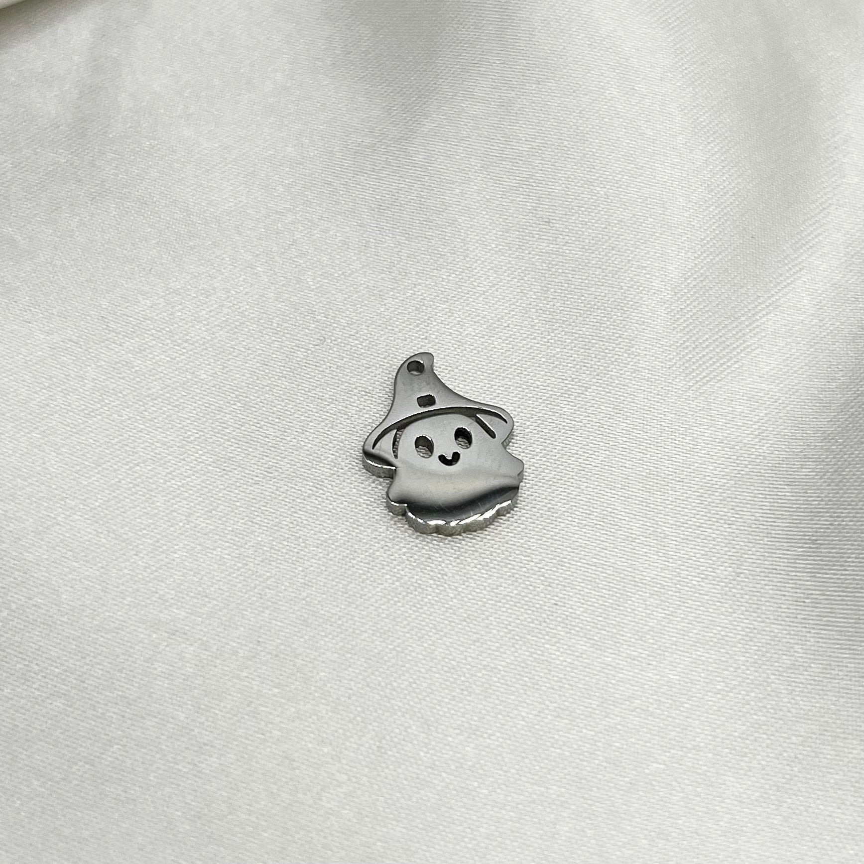 Witchy ghost charm