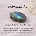 Labradorite Crystal charm