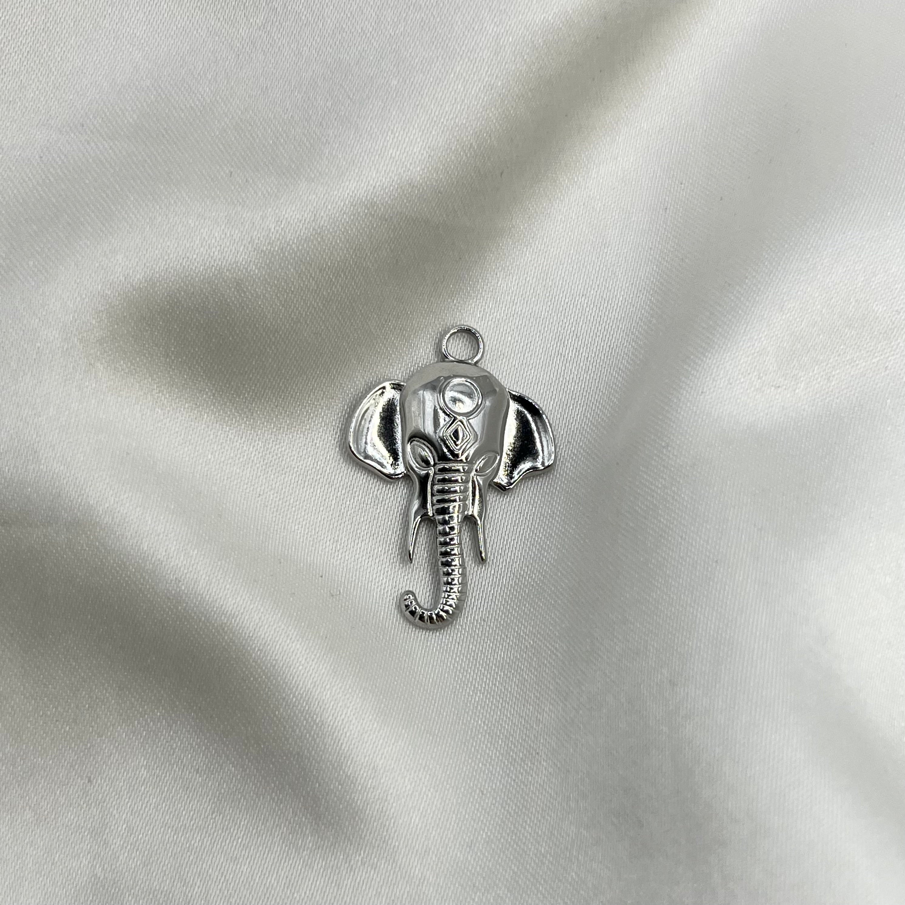 Silver Elephant charm
