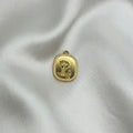 Rose coin charm