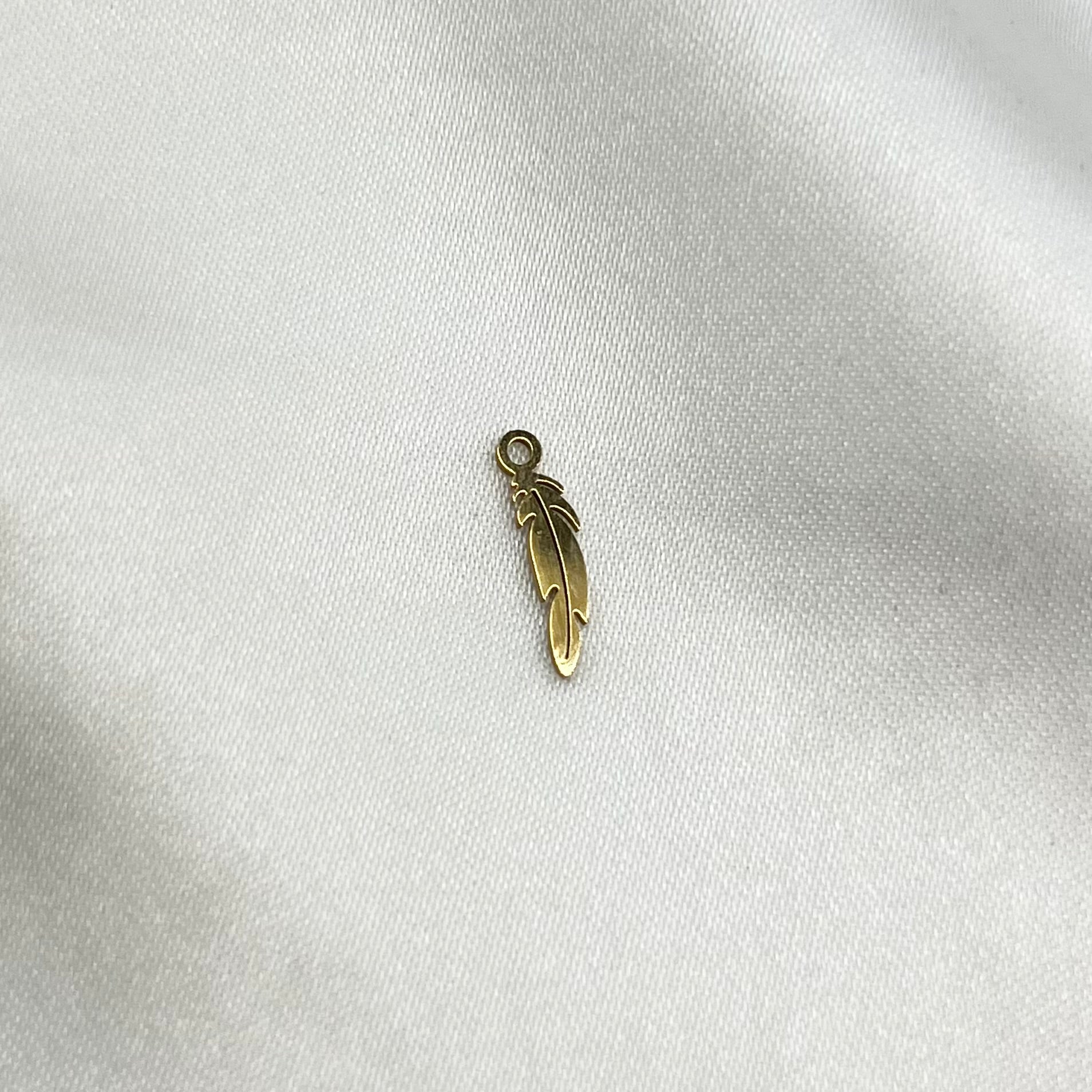 Feather charm