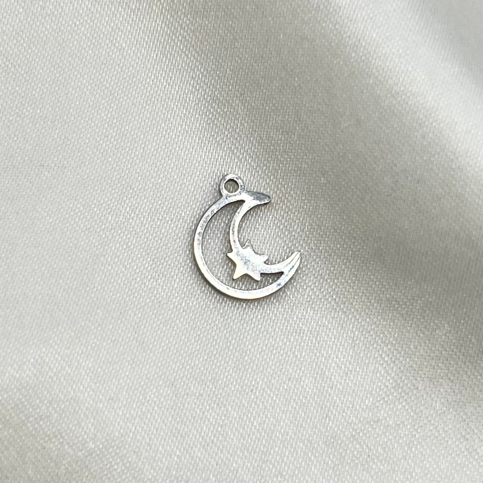 Moon & star charm