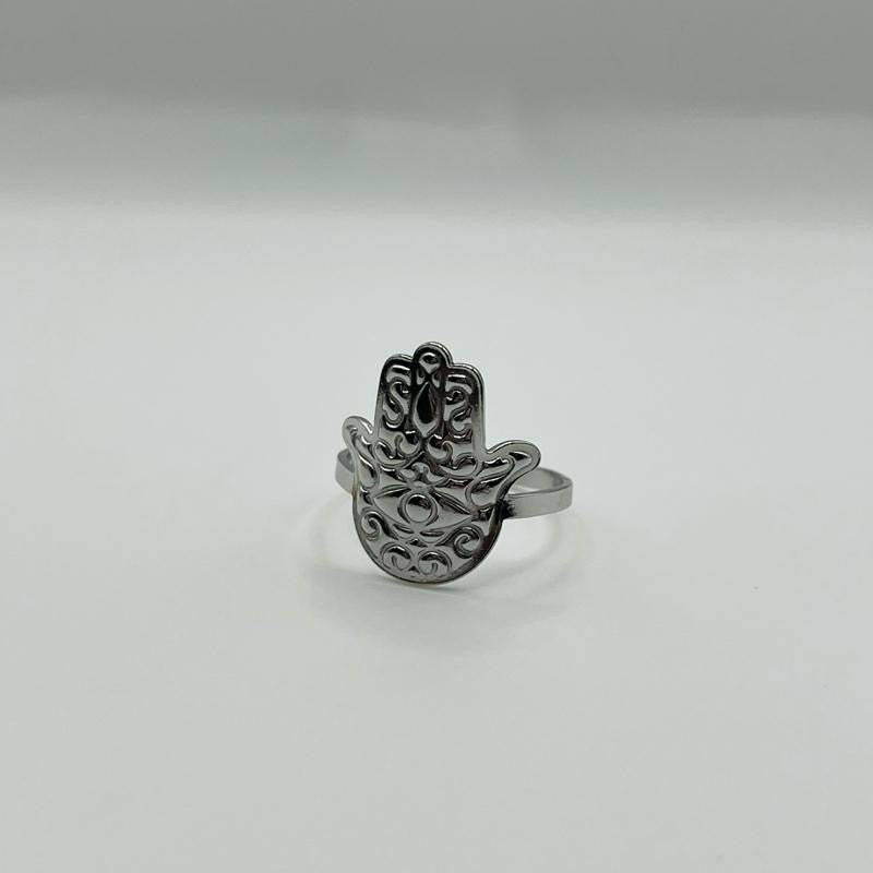Hamsa hand ring