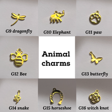 Load image into Gallery viewer, Build your own eclipse necklace - Gold 5 charms
