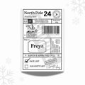 North Pole special delivery labels