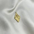 Diamond gold charm