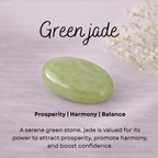 Green jade crystal charm