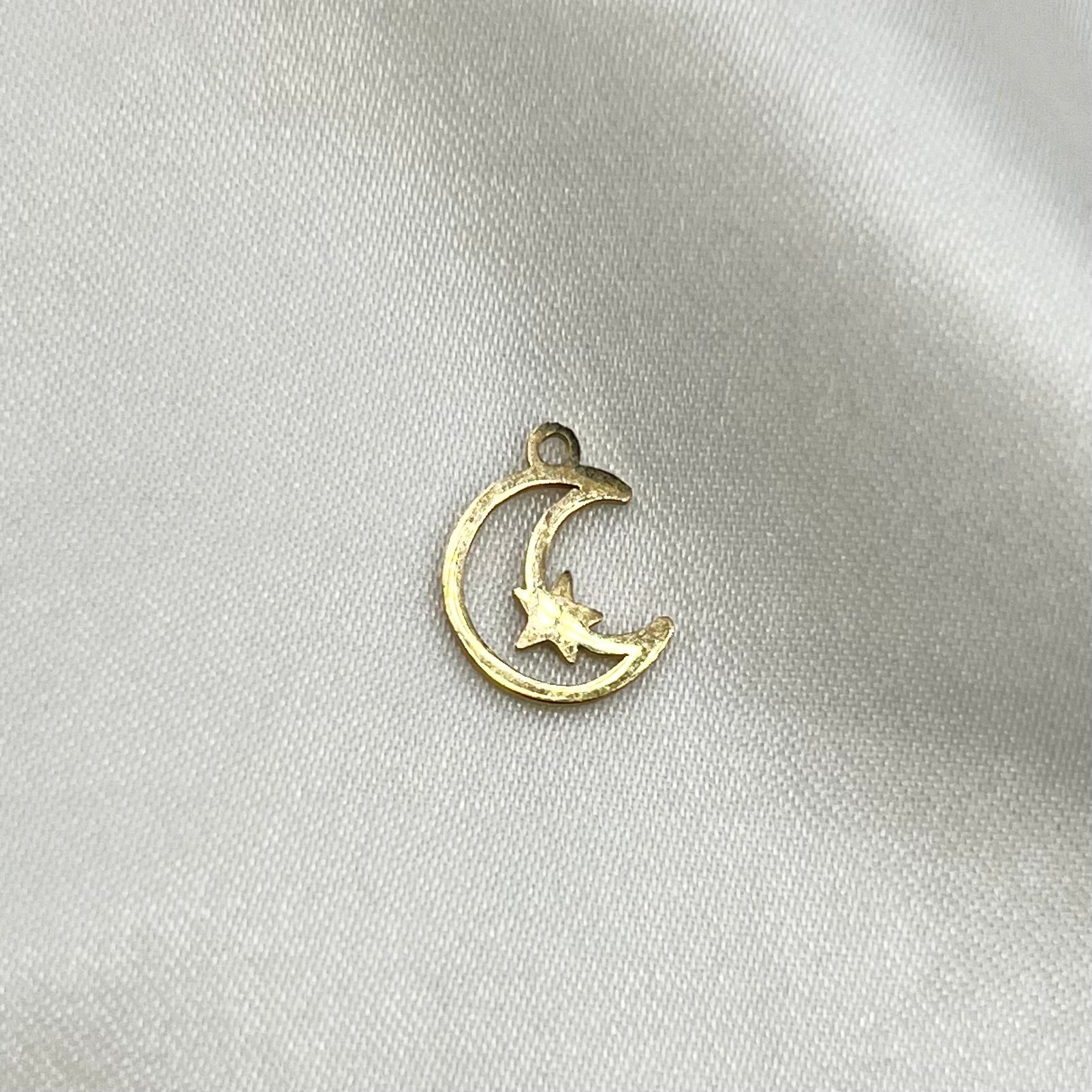 Moon & star charm