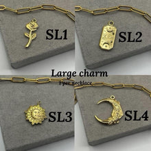 Load image into Gallery viewer, Extra gold large charm

