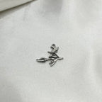 Witch on broom charm