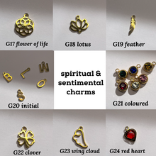 Load image into Gallery viewer, Build your own eclipse necklace - Gold 5 charms
