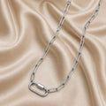 Carabiner silver chain