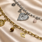 Angelite crystal charm